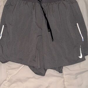 Nike Mens Gray Athletic Shorts